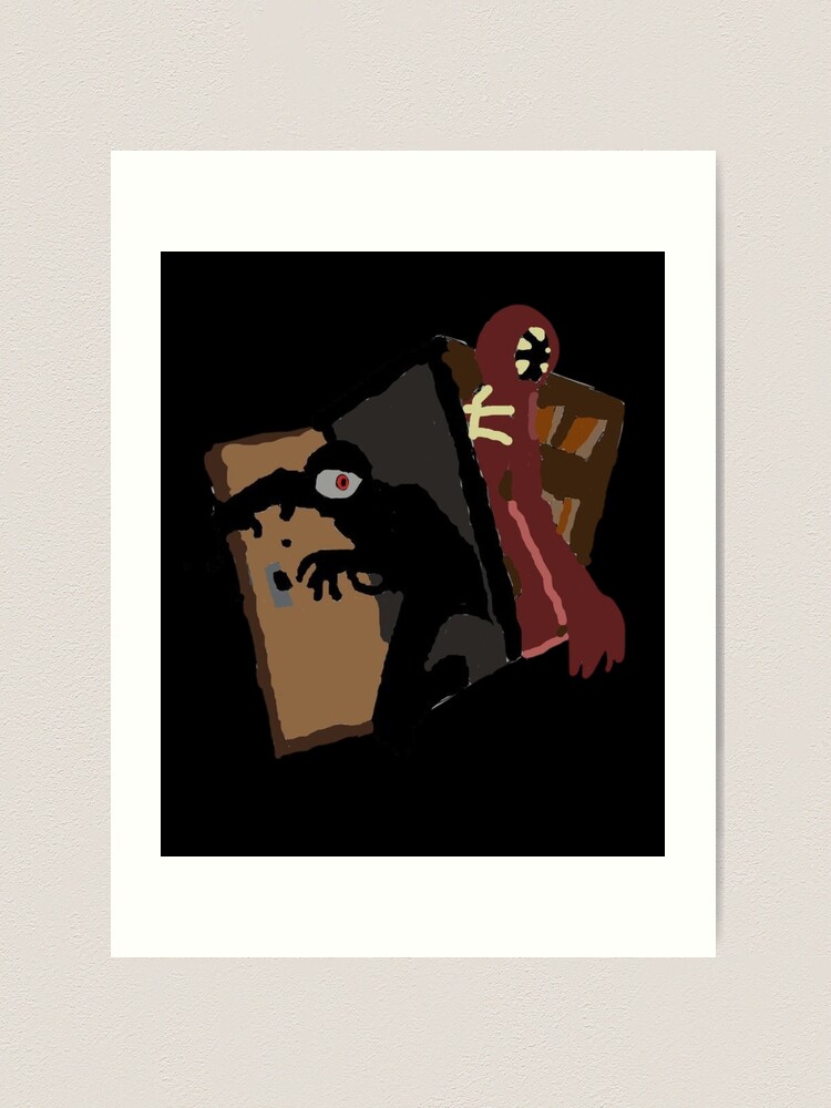 Roblox doors, seek and eyes | Art Print