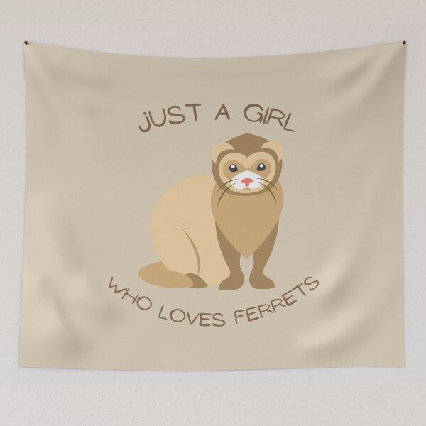Item preview, Just A Girl Who Loves Ferrets designed and sold by GypsyGarou.