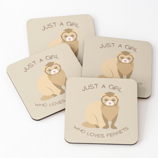 Item preview, Just A Girl Who Loves Ferrets designed and sold by GypsyGarou.