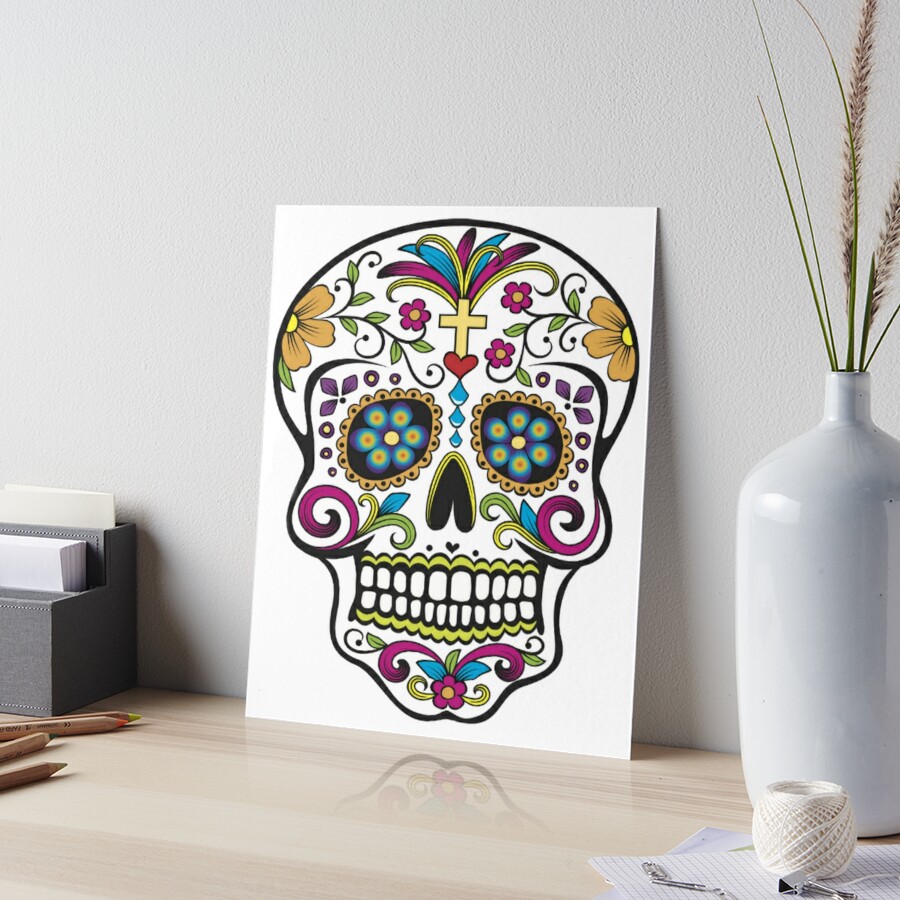 Boston Red Sox Sugar Skull Print 11x14 print