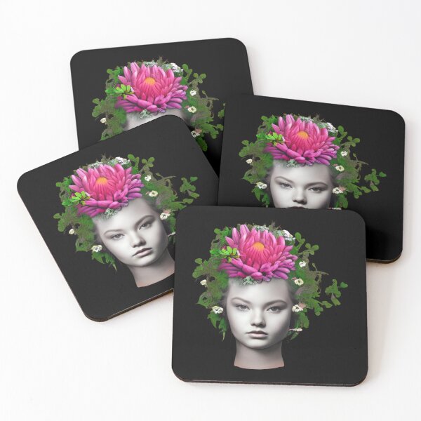Item preview, Flowers growing out of head designed and sold by gramizzia.