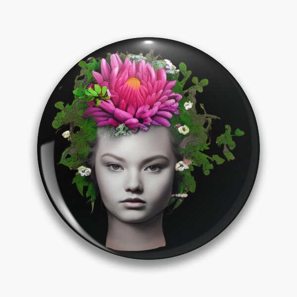Item preview, Flowers growing out of head designed and sold by gramizzia.