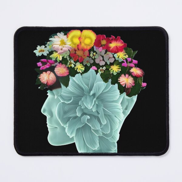 Item preview, Flowers growing out of head designed and sold by gramizzia.
