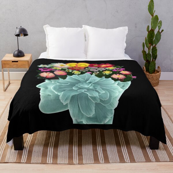 Item preview, Flowers growing out of head designed and sold by gramizzia.