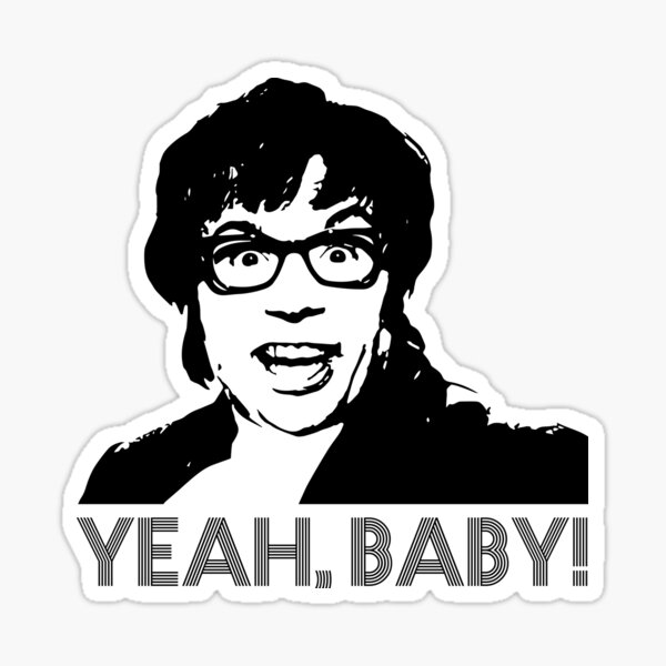 Austin Powers - Yeah baby! Sticker