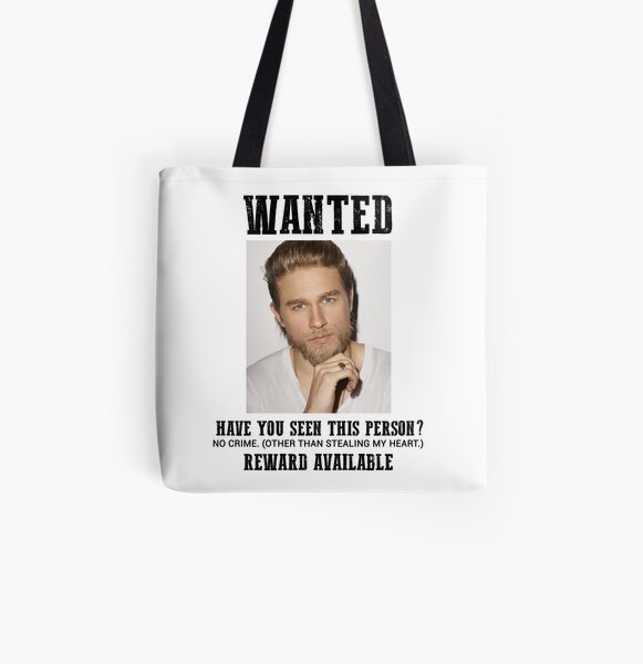 wanted: charlie hunnam All Over Print Tote Bag