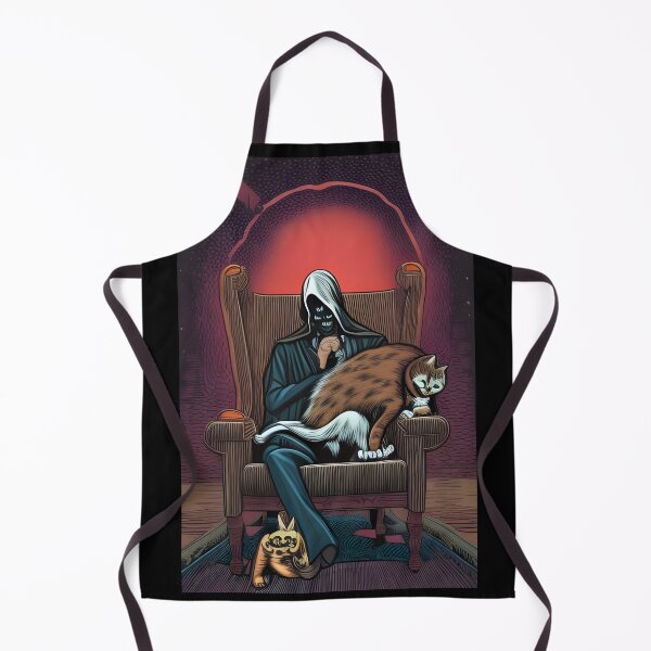 Item preview, The Grim Reaper & his cat designed and sold by ExploreDarkness.