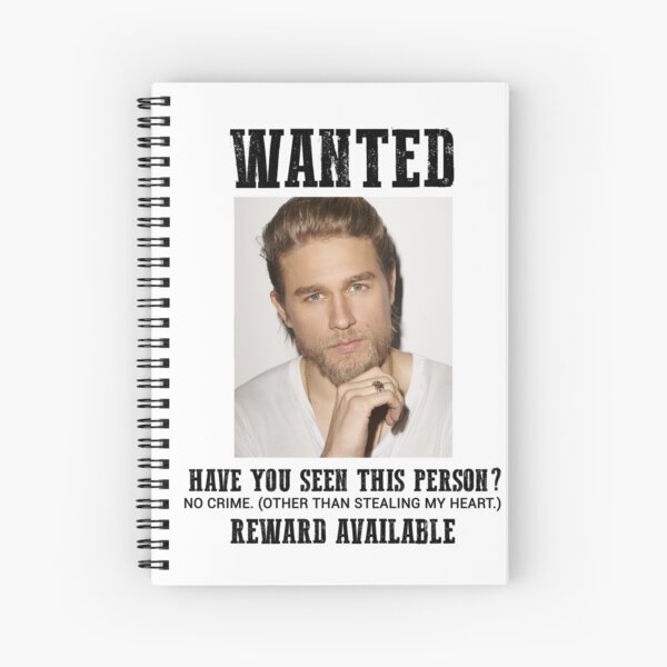 voulu: charlie hunnam Cahier à spirale