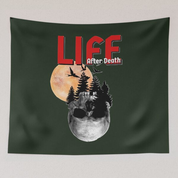 Item preview, Dark only Life after death skull full moon forest view designed and sold by AEROSPACE-IND.