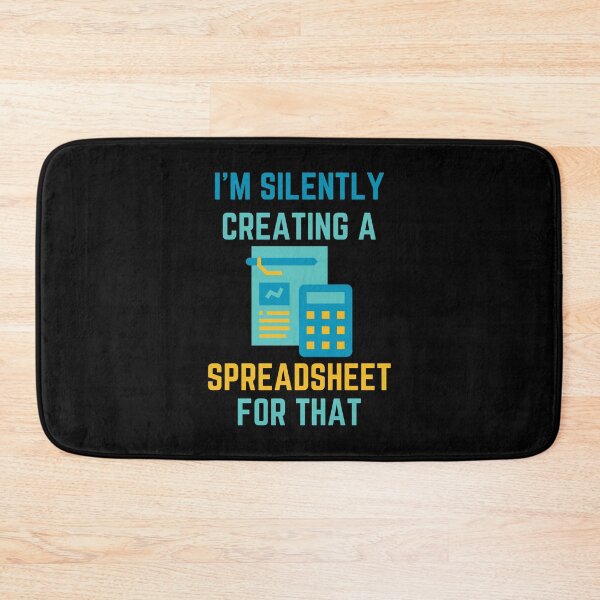 Item preview, I'm silently creating a spreadsheet for that funny accountant  designed and sold by yoshra.