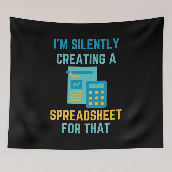 Item preview, I'm silently creating a spreadsheet for that funny accountant  designed and sold by yoshra.