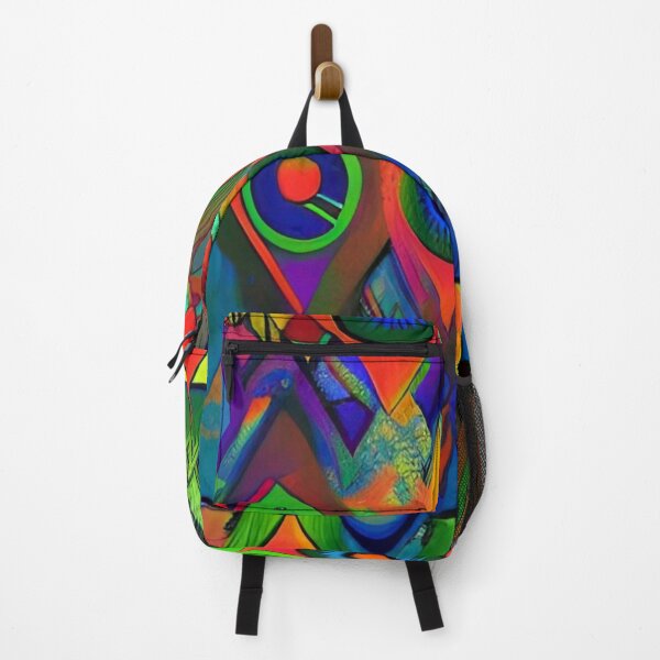 Item preview, Colorful Abstract Psychedelic Geometrical Splatter Paint Pattern Design designed and sold by bandjdesigns.