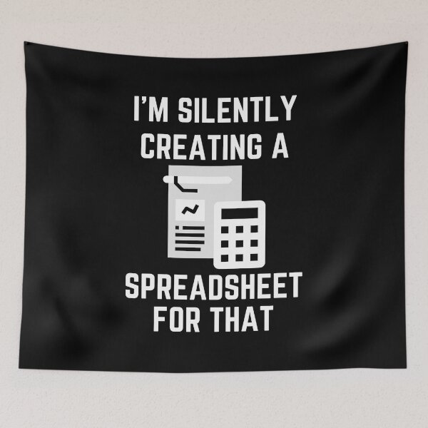 Item preview, I'm silently creating a spreadsheet for that funny accountant  designed and sold by yoshra.