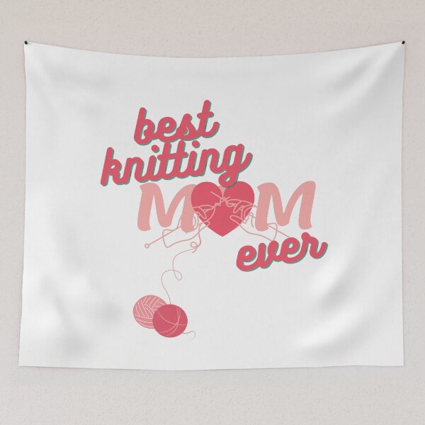Item preview, BEST KNITTING MOM EVER, GIFTS FOR KNITTERS  ESSENTIAL T-SHIRT designed and sold by SeekingMeaning.