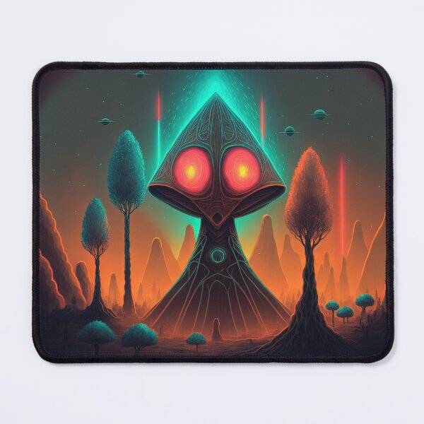 Item preview, Flatwoods Monster in the neon light designed and sold by VanKlin.