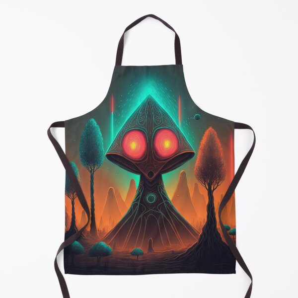 Item preview, Flatwoods Monster in the neon light designed and sold by VanKlin.
