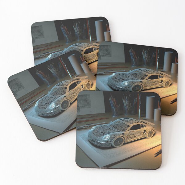 Item preview, Automobile volumetric 3d print in a spotlight designed and sold by osssoconcept.
