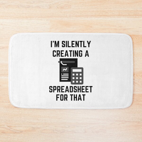 Item preview, I'm silently creating a spreadsheet for that funny accountant  designed and sold by yoshra.