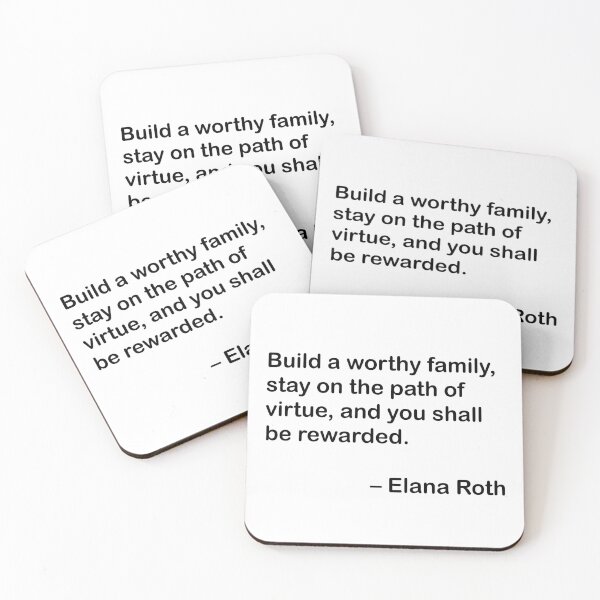 Item preview, Build a worthy family, stay on the path of virtue, and you shall be rewarded. designed and sold by Cuckoo Parrot.