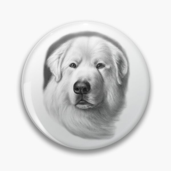 Item preview, Great Pyrenees Drawing | Beautiful Dog Art designed and sold by Portraits of Dogs.