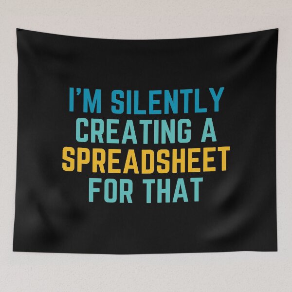 Item preview, I'm silently creating a spreadsheet for that funny accountant  designed and sold by yoshra.