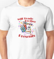 Will Trade Brother for Presents Funny Christmas kids Unisex T-Shirt