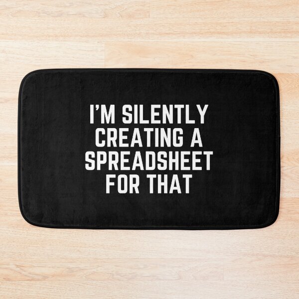Item preview, I'm silently creating a spreadsheet for that funny accountant  designed and sold by yoshra.