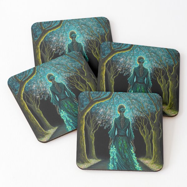 Item preview, Woman Wearing a Kimono Green Tone designed and sold by Juliascutecornr.