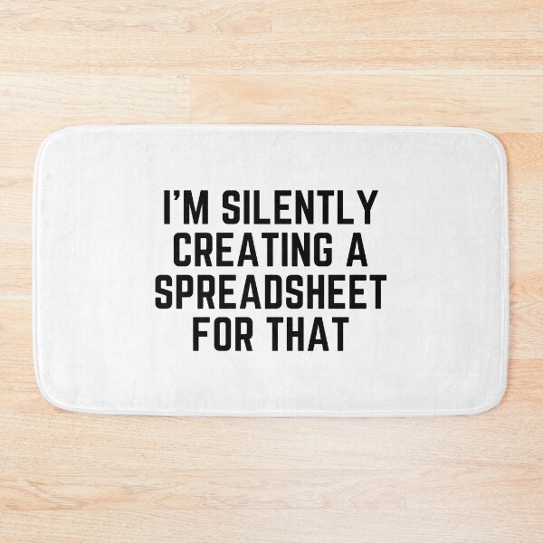 Item preview, I'm silently creating a spreadsheet for that funny accountant  designed and sold by yoshra.