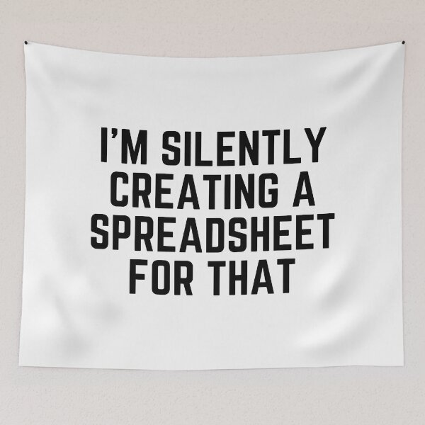 Item preview, I'm silently creating a spreadsheet for that funny accountant  designed and sold by yoshra.
