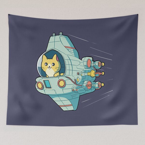 Item preview, Cat Spaceship designed and sold by duke818.