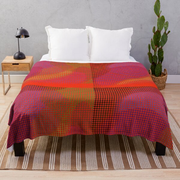 Artikelvorschau, Modernes abstraktes Erdrot färbt vibrierenden hellen einzigartigen unbedeutenden neutralen geometrischen Boho-Muster Duschvorhang entworfen und verkauft von sonaadalian.