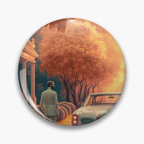 Item preview, Old Engineer guys with his retro car in future designed and sold by osssoconcept.