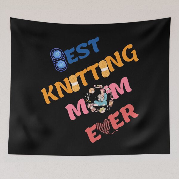 Item preview,  BEST KNITTING MOM EVER, GIFTS FOR KNITTERS  ESSENTIAL T-SHIRT 2 designed and sold by SeekingMeaning.