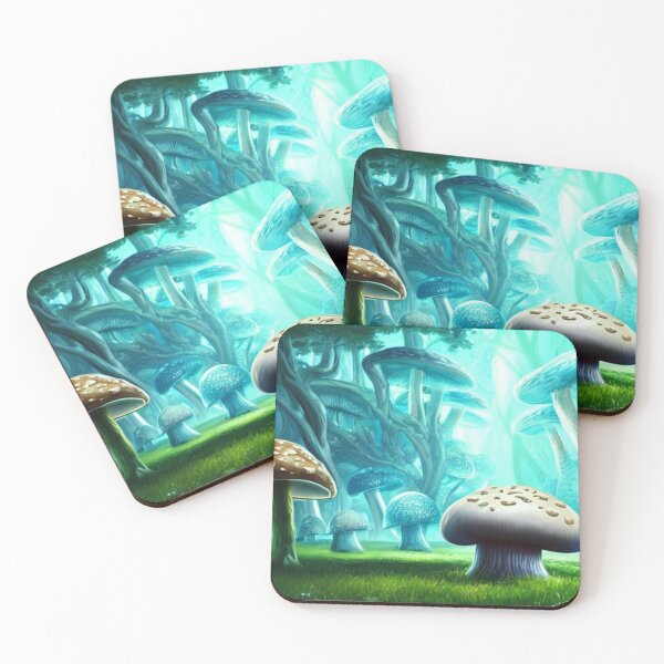 Item preview, Mushroom landscape designed and sold by Flyguy Designs.