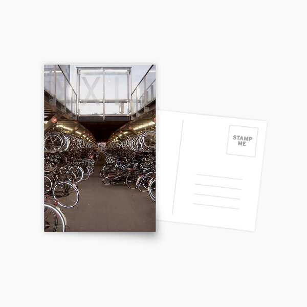 Bicycles Park Postcard