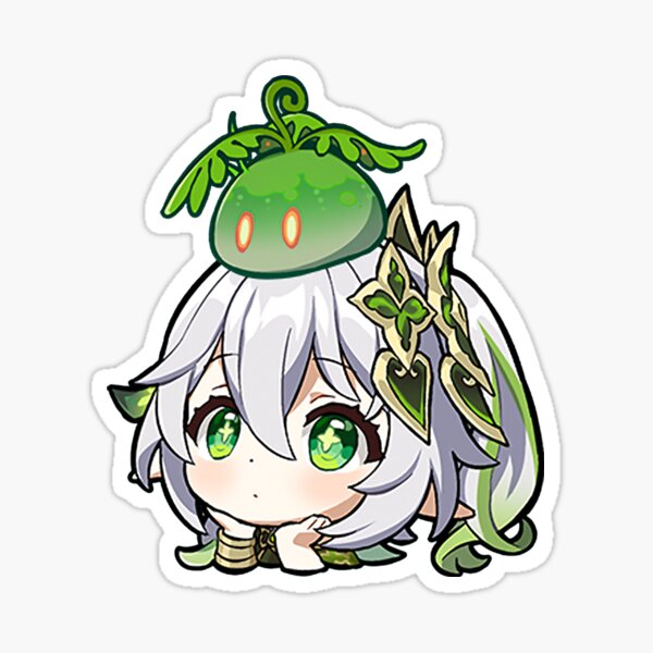 Item preview, Nahida | Genshin Impact Sticker "Lost in Thought" designed and sold by Asiapenguin.