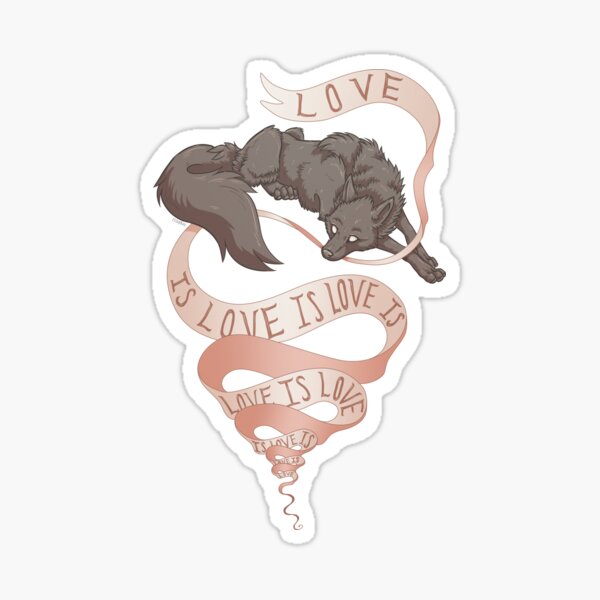 Love is love is love Sticker