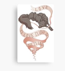 Love is love is love Canvas Print