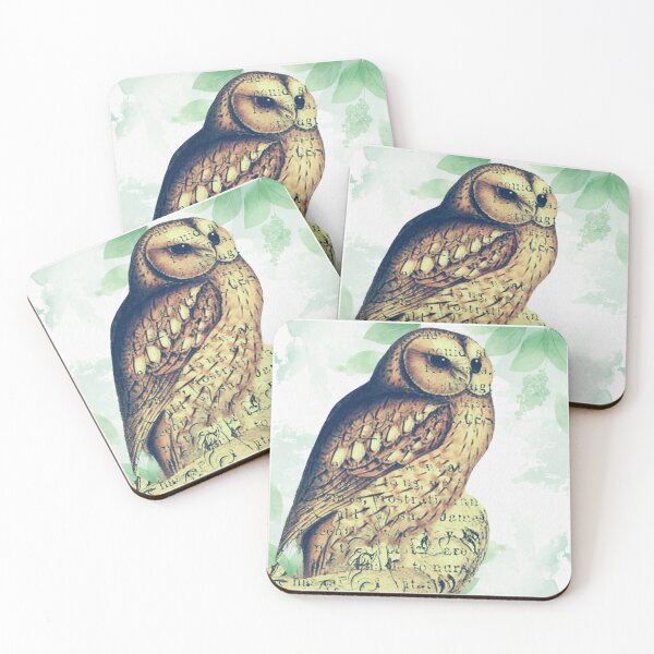 Item preview, Owl Vintage Illustration designed and sold by 4CoolKats.