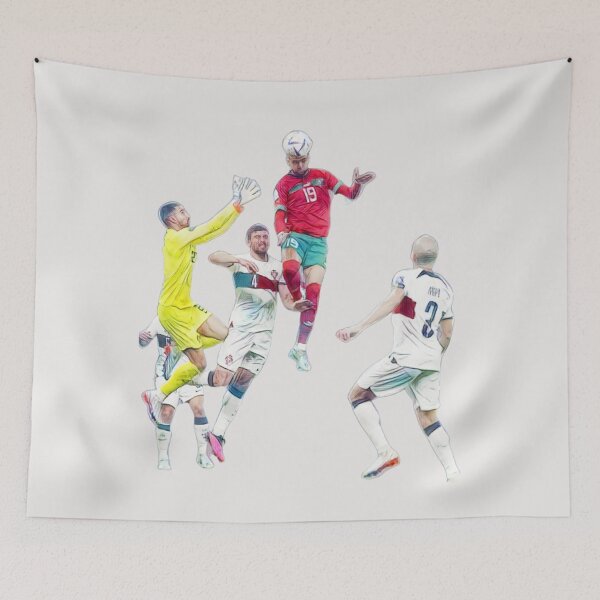 Item preview, Morocco Soccer Team World Cup 2022 Morocco Fans Apparel Design designed and sold by SweetbeStore.