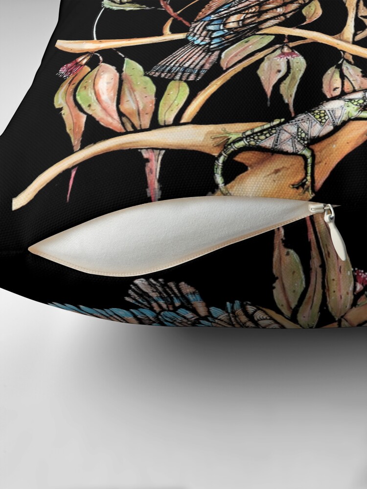Thumbnail 2 of 4, Pillow, The laughing Australian designed and sold by dishmoptop.