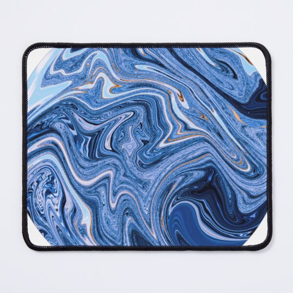 Item preview, Blue Abstract Marble Shape designed and sold by Shonti.