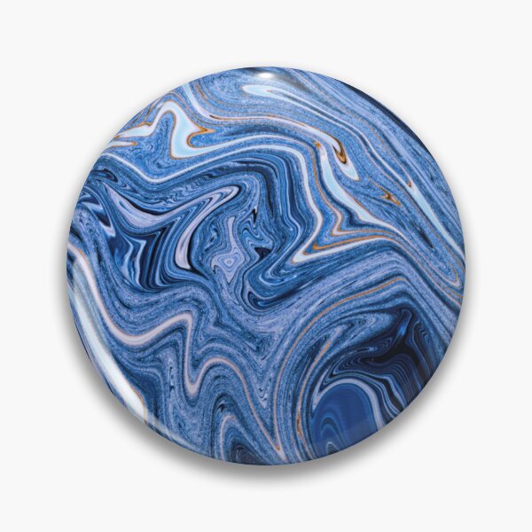 Item preview, Blue Abstract Marble Shape designed and sold by Shonti.
