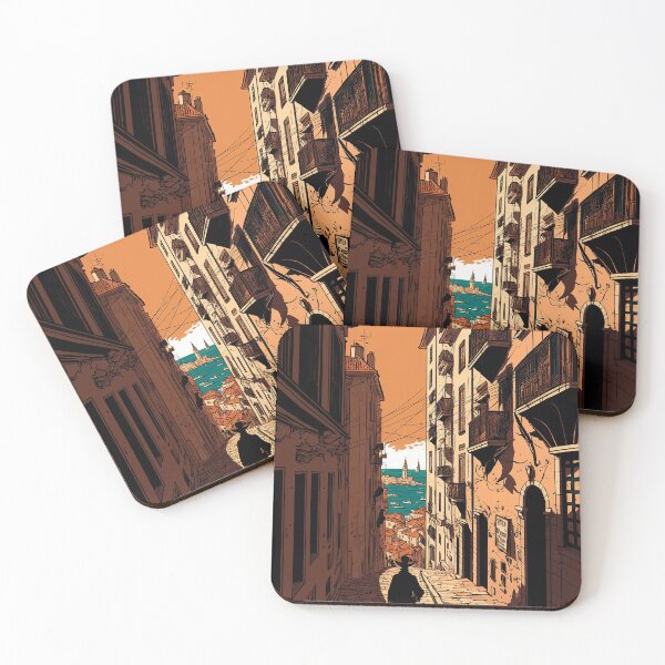 Item preview, Lisbon Streets at Golden Hour designed and sold by Myriam Iart.