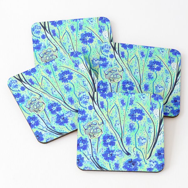 Item preview, Little Blue Flowers designed and sold by gramizzia.