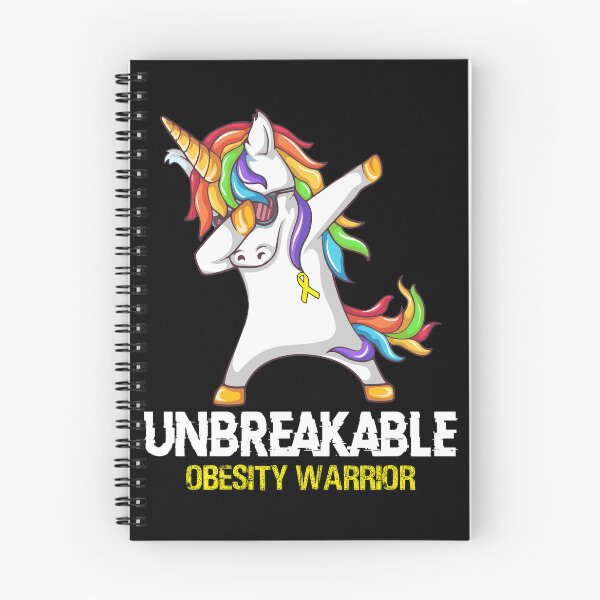 Item preview, Obesity Awareness - Unicorn Obesity Warrior Ribbon UNBREAKABLE designed and sold by Fernandezf.