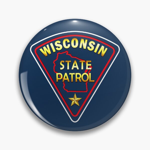 Item preview, Wisconsin State Police - Badge, patch, emblem designed and sold by Osprey Tees.