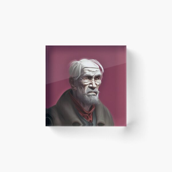 Item preview, forsaken grandfather designed and sold by MyOilArt4you.