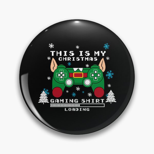 Item preview, This Is My Christmas Gaming Shirt Loading designed and sold by SamuraiGaming.